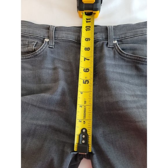 7 for‎ All Mankind Womens 27 Roxanne Stretch  Ankle Black Jeans - Picture 7 of 8